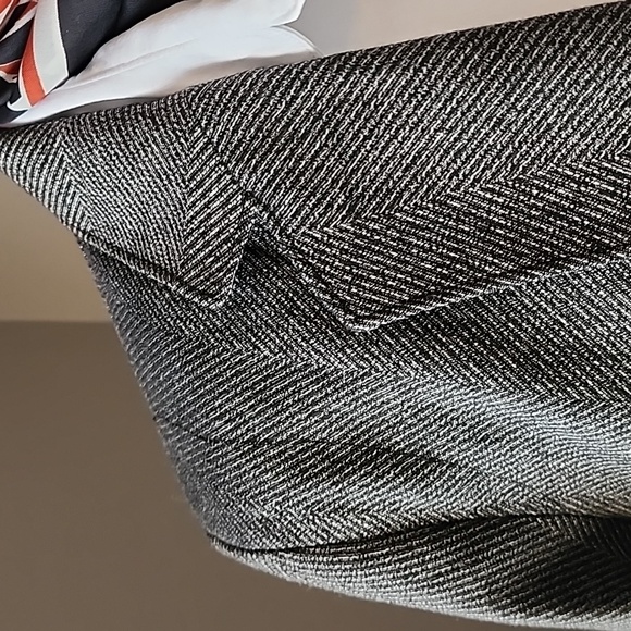 Calvin Klein Herringbone One-Button Blazer - Size 14 - Picture 3 of 10